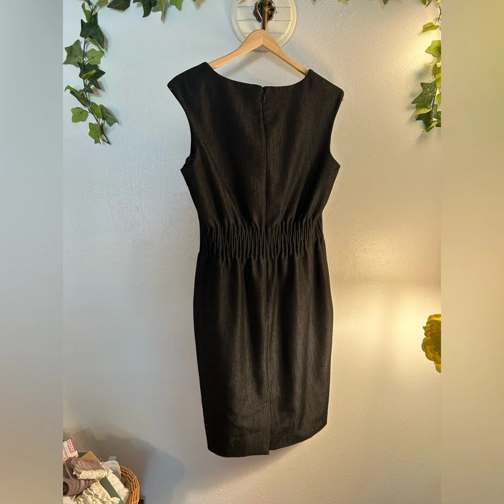 Calvin Klein Charcoal Black Sleeveless Dress - Picture 6 of 12